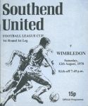 Match programme