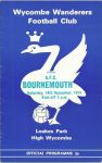 Match programme