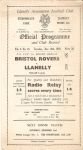 Match programme