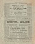Match programme