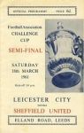 Match programme
