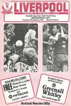 Match programme