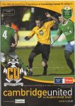 Match programme