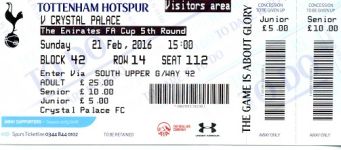 Match ticket
