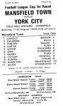 Match programme