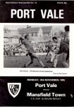 Match programme