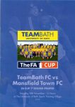 Match programme