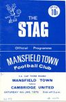 Match programme