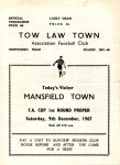 Match programme