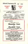 Match programme