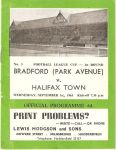 Match programme