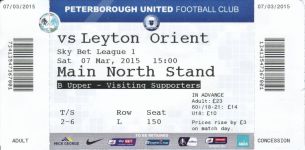 Match ticket