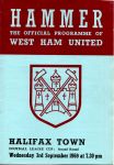 Match programme