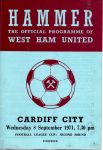 Match programme